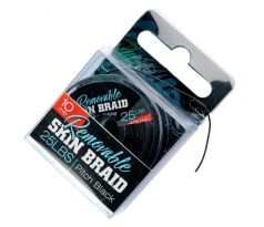 Giants fishing Splétaná šňůra Removable Skin Braid 25lbs/10m Pitch Black