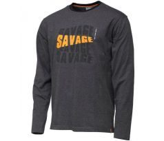 Savage Gear tričko Dlhé rukávy Simply Savage Logo