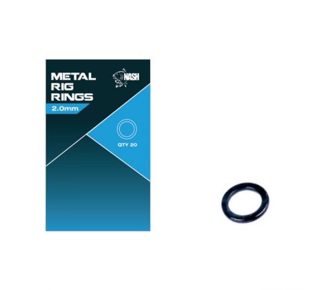 Nash Krúžky Metal rig Rings 20 ks