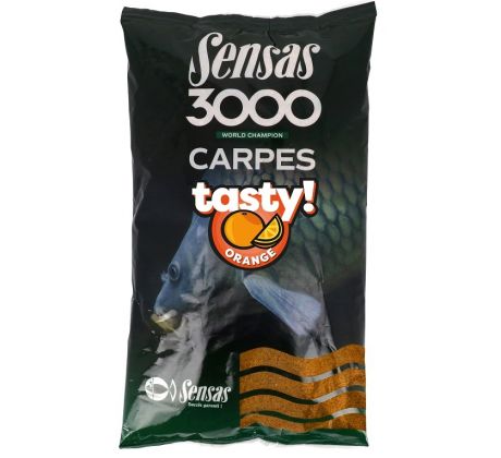 Sensas 3000 Carp Tasty Orange (kapor pomaranč) 1kg