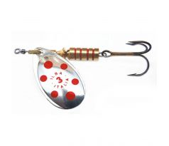 Blinker TONDO DECORATO Argento / Rosso