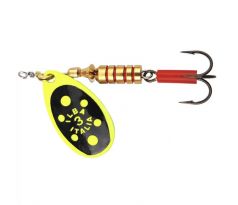 Blinker TONDO BOLT NERO/FLUO LEMON