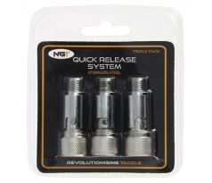 NGT rýchlospojka QUICK RELEASE STAINLESS 3ks