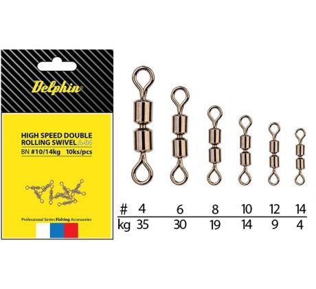 Hi speed double rolling swivel A-04