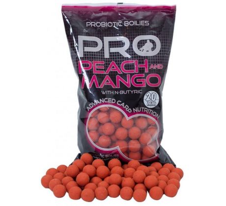 Starbaits - Boilies Probiotic Peach Mango with N-Butyric 1kg