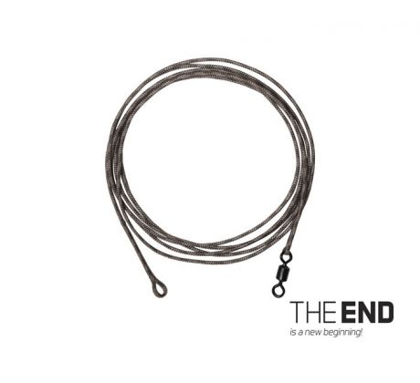 Nadväzec THE END Leadcore + swivel  3ks