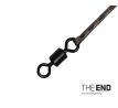 Nadväzec THE END Leadcore + swivel  3ks