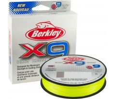 Šnúra BERKLEY X9 Braid Fluro Green
