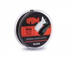 Šnúra Spomb Spod Braided Leader Black 50m 0,26mm 22kg