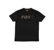 Fox Black/Camo Chest Print T-Shirt