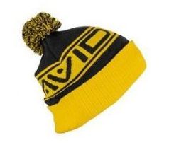 BOBBLE HAT - BLACK & YELLOW