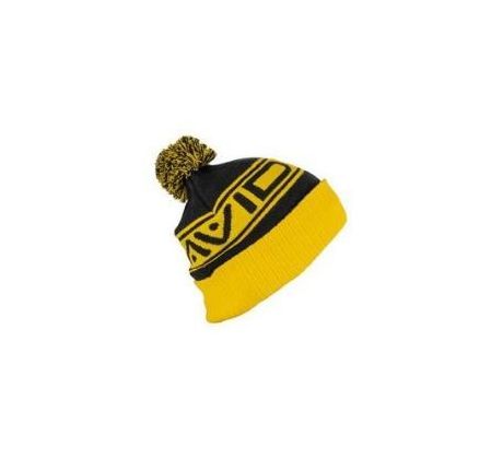 BOBBLE HAT - BLACK & YELLOW