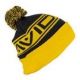 BOBBLE HAT - BLACK & YELLOW