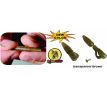 Extra carp Lead clip with Tail Rubber Extra Carp - 10ks