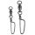 Savage Gear Karabínka S Obratlíkom Ball Bearing Snaps 6 ks