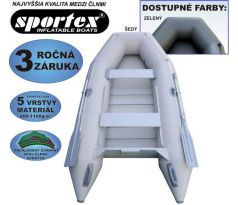 SPORTEX nafukovacie člny SHELF 290 - lamelová podlaha Zelený