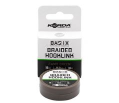 Korda Basix Braided Hooklink Camo Green 10 m