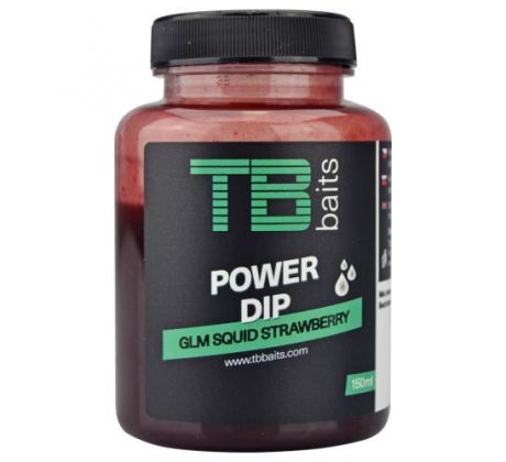 TB Baits Power Dip GLM Squid Strawberry 150 ml