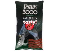 Sensas 3000 Carp Tasty Spicy (kapor korenie Robin Red) 1kg