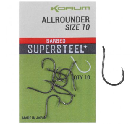 Korum Allrounder Hooks Barbed