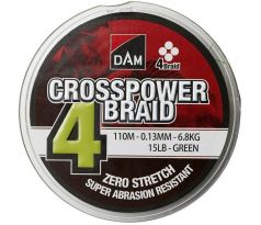 DAM Crosspower 4-Braid Zelená 150m