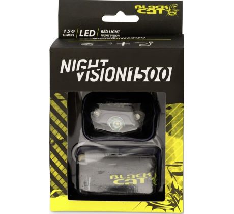 Black Cat Čelovka Night Vision 1500