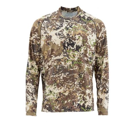 Tričko Simms SolarFlex® Crewneck Camo