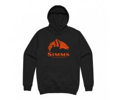 Mikina Simms Wood Trout Fill Hoody Black