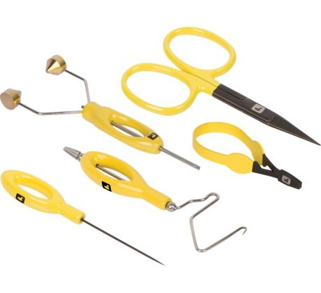 Sada na viazanie mušiek Loon Core Fly Tying Tool Kit - Yellow