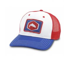 Šiltovka Simms Patch Trucker Cap White