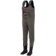 Dam Brodiace Nohavice Break Point Neoprene Wader Bootfoot Cleated Grey