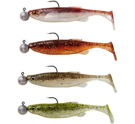 Savage Gear  Fat Minnow T Tail RTF Clearwater Mix 4 ks