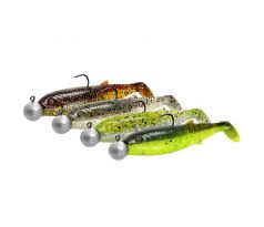 Savage Gear Cannibal Shad Clearwater Mix 4ks