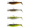 Savage Gear Cannibal Shad Clearwater Mix 4ks