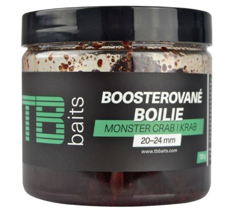 TB Baits Boosterované Boilie Monster Crab 120 g 20-24 mm