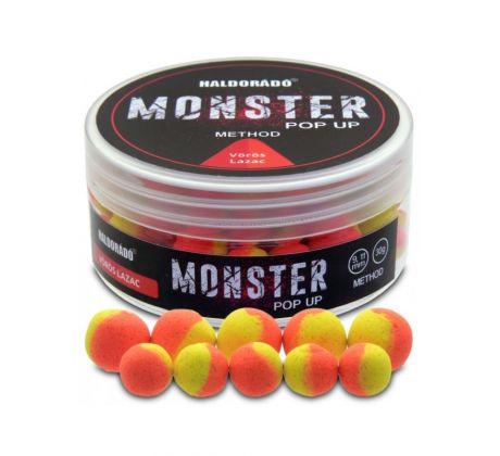 Haldorádó Monster Pop Up Method 9, 11 mm -  Červený losos