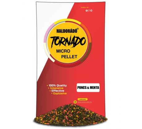 Haldorádó Tornado Micro Pellet - Punč + Mäta