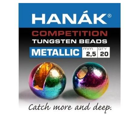 Tungstenové hlavičky Metallic Duhové