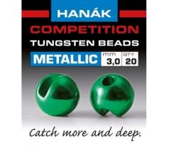 Tungstenové hlavičky Metallic Zelené