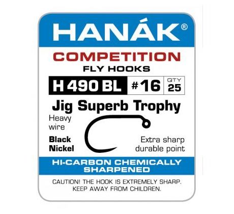 Bezprotihrotový háčik HANÁK Competition H490BL Jig Superb Trophy