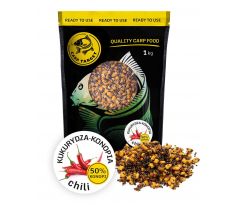 Carp Target Obilný Mix - Kukurica / Konope / Chilli 1 kg