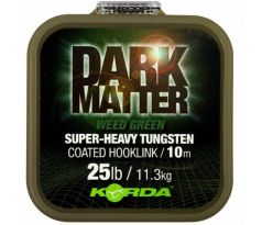 KORDA Dark Matter Tungsten Coated Weed Green 25lb, 10m