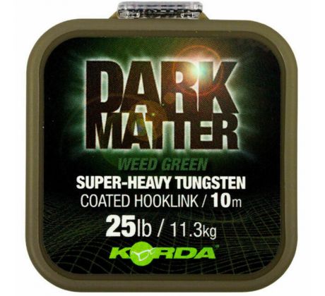 KORDA Dark Matter Tungsten Coated Weed Green 25lb, 10m