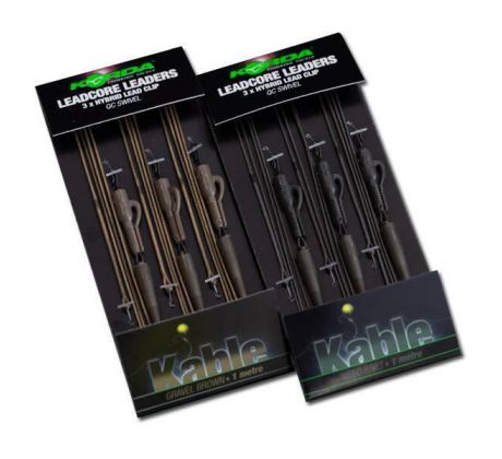 KORDA Leadcore Leader-Hybrid Lead Clip QC Swivel