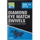 Preston Diamond Eye Match Swivels