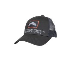 Šiltovka Simms Small Fit Trout Icon Trucker Carbon