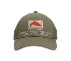 Simms Šiltovka Trout Icon Trucker Riffle Green