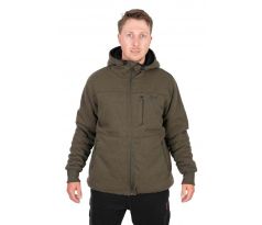 Fox Collection Sherpa Jacket Green & Black