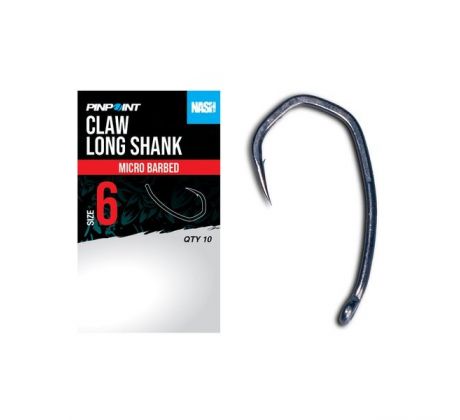 Nash Háčiky Claw Long Shank Micro Barbed 10ks