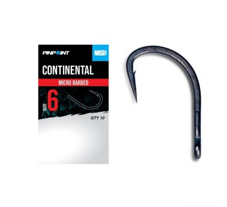Nash Háčiky Continental Micro Barbed 10ks